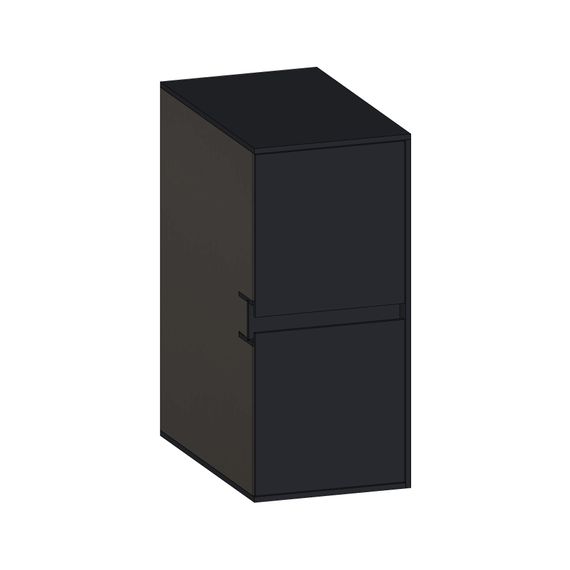 SCALIDO Unterschrank SLIM Wange rechts 300x660x490mm 2 Auszüge Farbvar. V/V/V