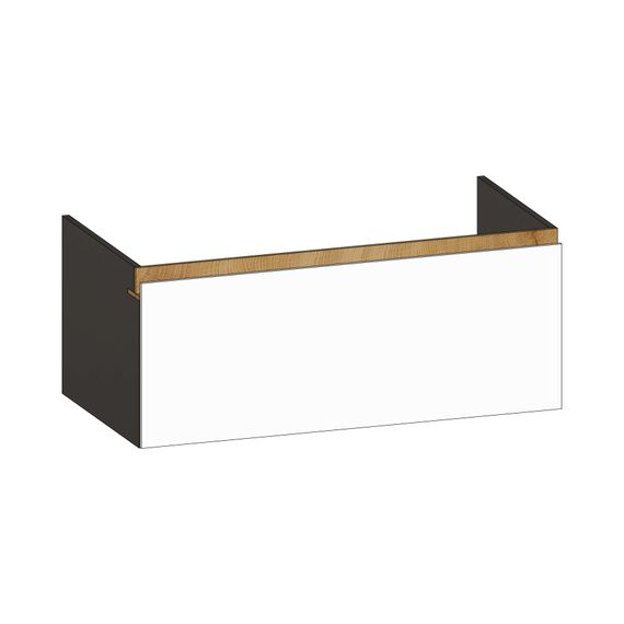 SCALIDO Unterschrank zu Konsolenplatte 1000x410x510mm 1 Auszug Farbvar. W/X/S