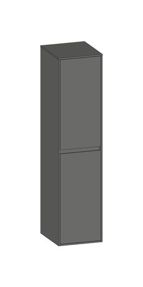 SCALIDO Mittelschrank SLIM 320x1330x 350mm 2 Türen rechts Farbvariante A/A/A