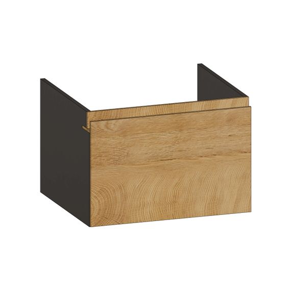 SCALIDO Unterschrank zu Konsolenplatte 600x410x510mm 1 Auszug Farbvar. S/X/S