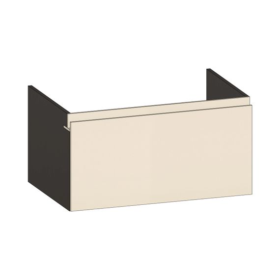 SCALIDO Unterschrank zu Konsolenplatte 800x410x510mm 1 Auszug Farbvar. K/X/K
