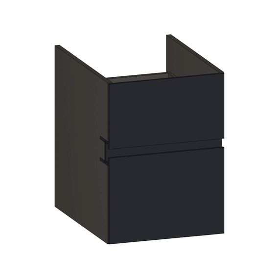 SCALIDO Unterschrank zu Konsolenplatte 400x540x510mm 2 Auszüge Farbvar. V/X/V