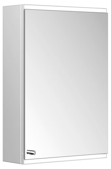 ACTIS Spiegelschrank Alu m LED-Beleucht. 500x700x160mm 1-türig rechts verspiegelt