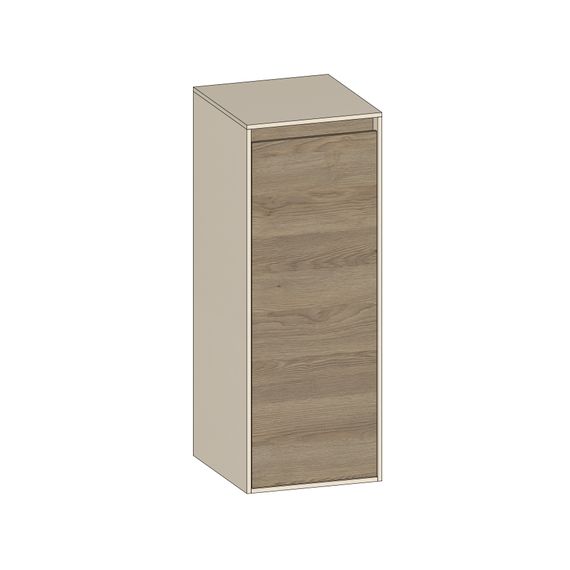 SCALIDO Mittelschrank KP 320x850x350mm 1 Tür rechts Farbvariant N/K/N