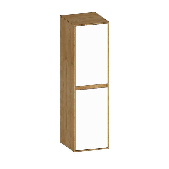 SCALIDO Mittelschrank KP 320x1130x350mm 2 Türen links Farbvariante W/S/S