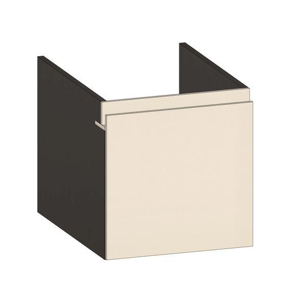 SCALIDO Unterschrank zu Konsolenplatte 400x410x510mm 1 Auszug Farbvar. K/X/K