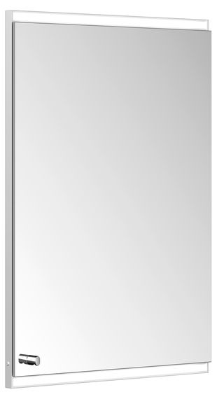 ACTIS Spiegelschrank Alu m LED-Beleucht. 500x700x160mm 1-türig rechts Wandeinbau