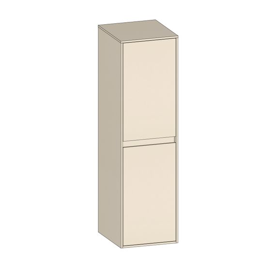SCALIDO Mittelschrank KP 320x1130x350mm 2 Türen links Farbvariante K/K/K