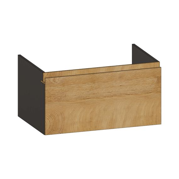 SCALIDO Unterschrank zu Konsolenplatte 800x410x510mm 1 Auszug Farbvar. S/X/S