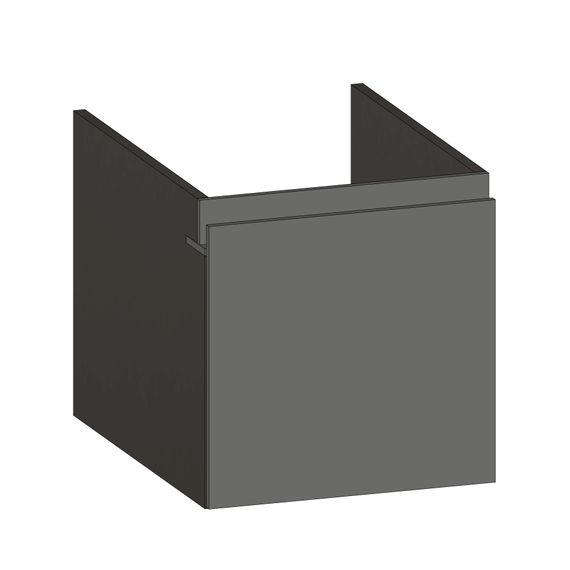 SCALIDO Unterschrank zu Konsolenplatte 400x410x510mm 1 Auszug Farbvar. A/X/A