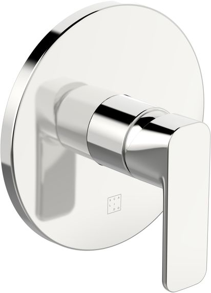 SCALIDO Brausearmatur D2 Unterputz- Fertigmontageset Rosette rund verchromt