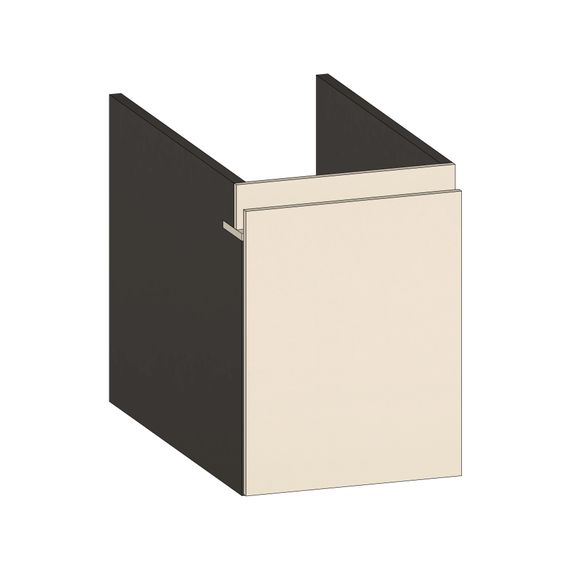 SCALIDO Unterschrank zu Konsolenplatte 300x410x510mm 1 Auszug Farbvar. K/X/K