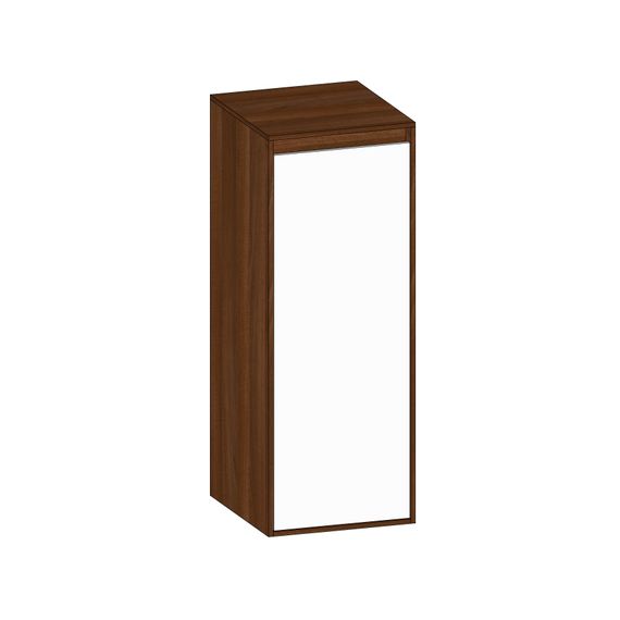 SCALIDO Mittelschrank KP 320x850x350mm 1 Tür links Farbvariante W/E/E