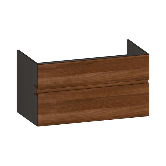 SCALIDO Unterschrank zu Konsolenplatte 1000x540x510mm 2 Auszüge Farbvar. E/X/E