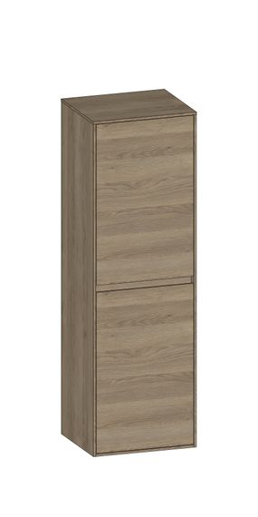 SCALIDO Mittelschrank SLIM 420x1330x 350mm 2 Türen links Farbvariante N/N/N