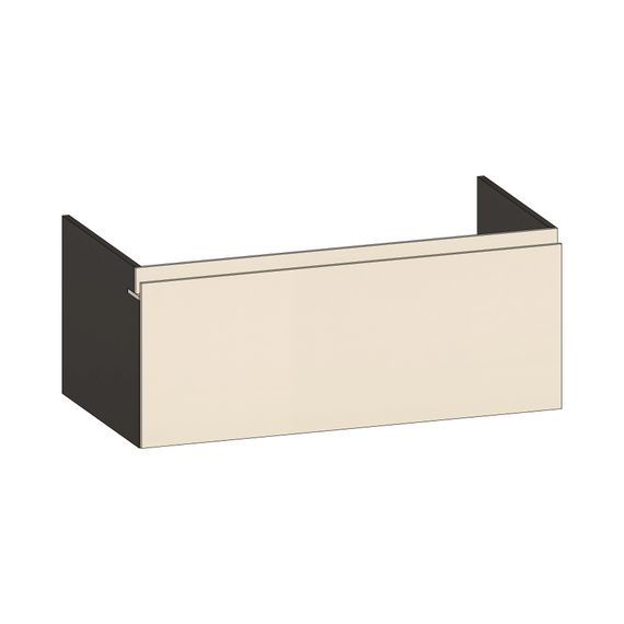 SCALIDO Unterschrank zu Konsolenplatte 1000x410x510mm 1 Auszug Farbvar. K/X/K