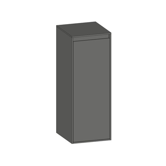 SCALIDO Mittelschrank KP 320x850x350mm 1 Tür links Farbvariante A/A/A